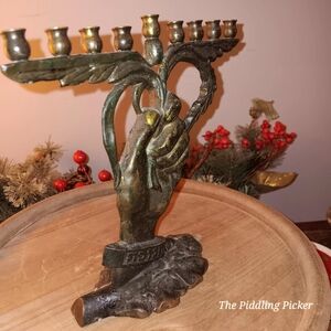 Hannaka Menorah Isreal stamp